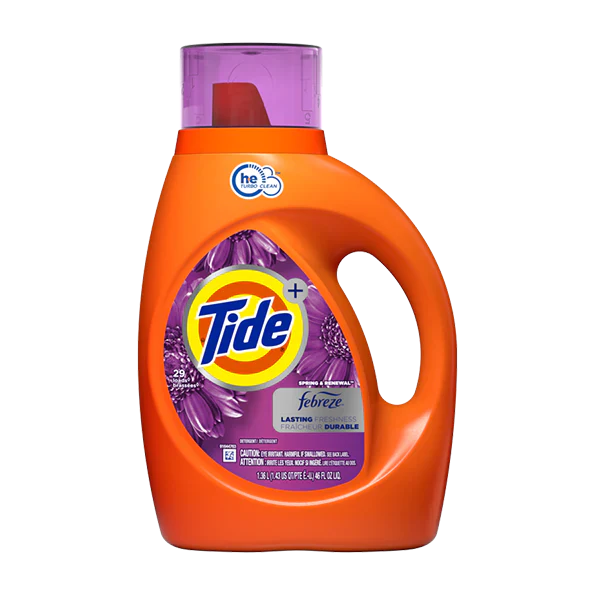 Tide Liquid 2X Detergent HE Spring & Renewal  46 oz