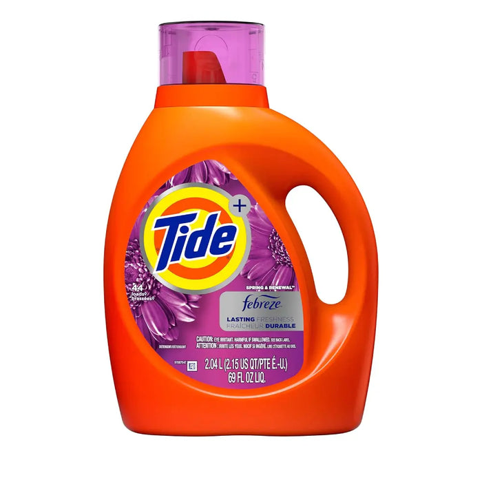 Tide Plus Febreze Spring & Renewal Liquid Detergent 69 oz