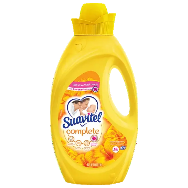 Suavitel Liquid Morning Sun Yellow HE 46 Small Loads 46 oz