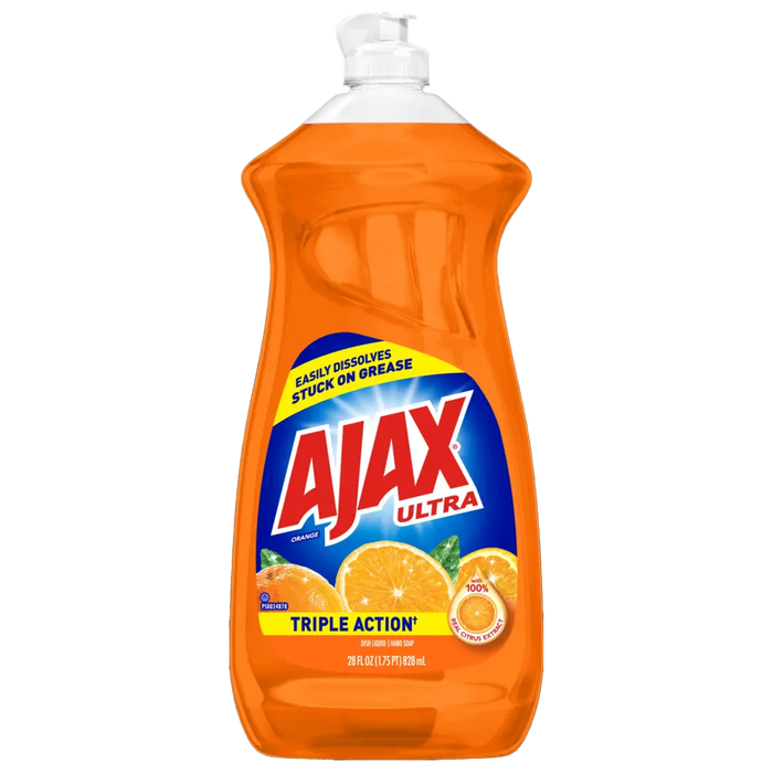 Ajax Dish Wash Liquid Orange 28 oz
