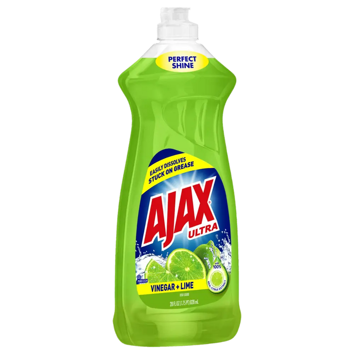Ajax Dish Liquid Vinegar Plus Lime Green 28 oz