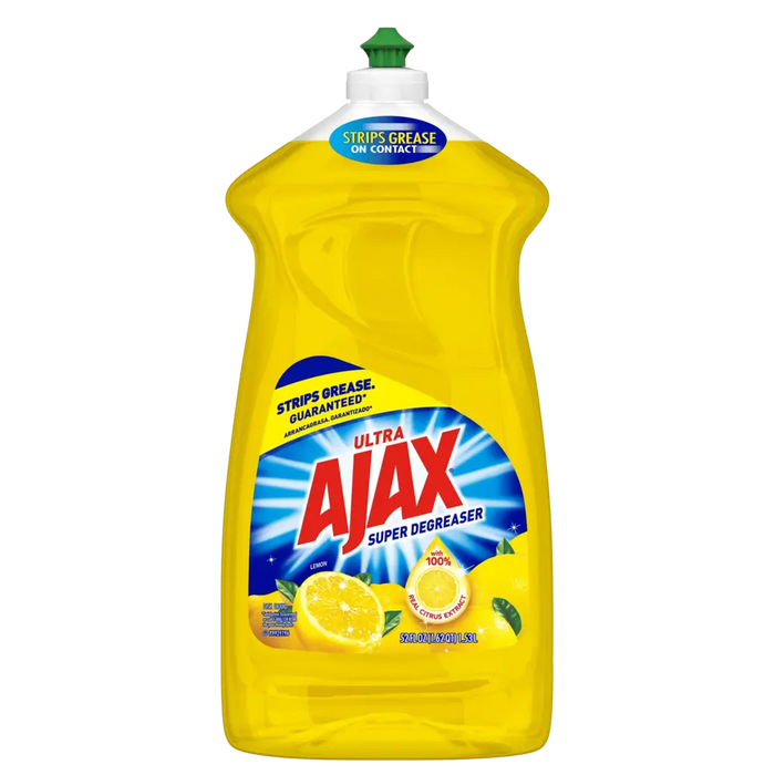 Ajax Dish Wash Soap Lemon  52 oz