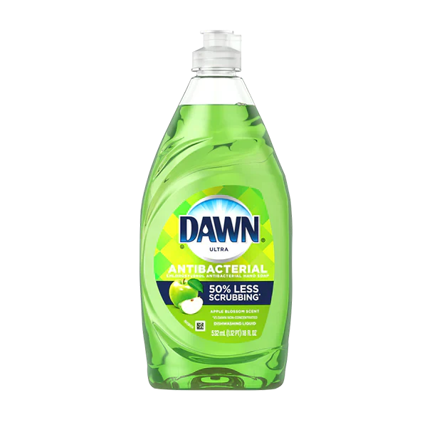 Dawn Ultra Antibacterial  Liq Dish Soap Apple Blossom18 oz