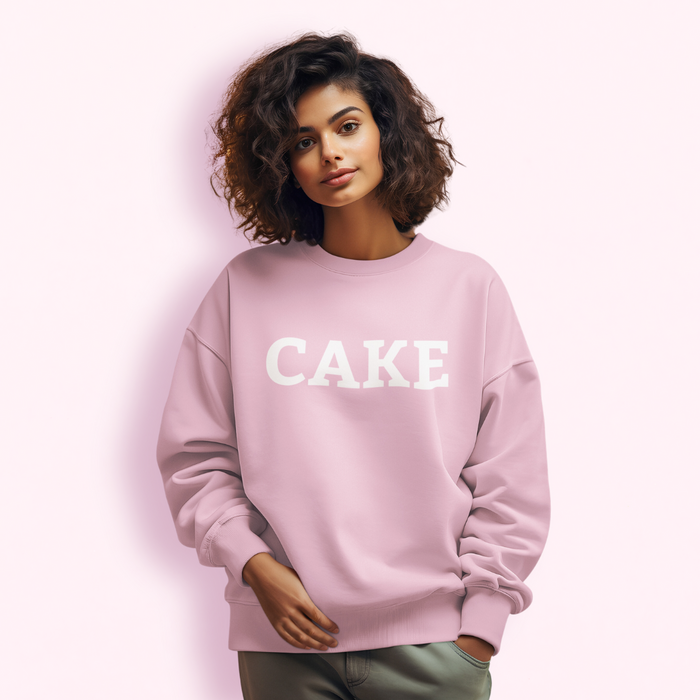 Pink "Cake" Bestie Sweatshirt