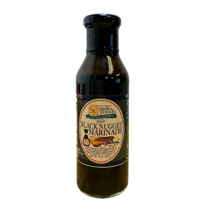 Stello Foods - Rosie's Black Nugget Marinade 14 oz