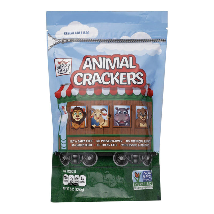 Happy Snacks Cracker Circus Animals 8 Oz (Pack of 6)