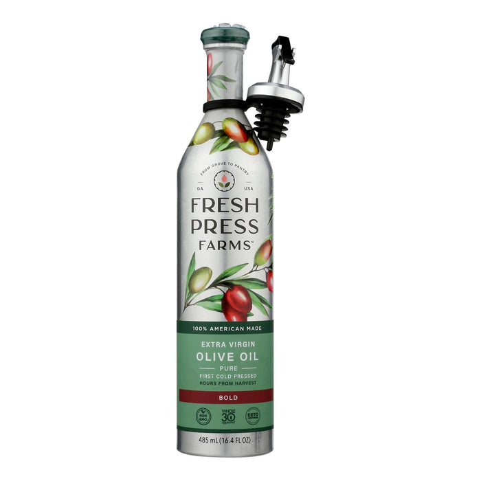 Fresh Press Farms Bold Extra Virgin Olive Oil - 6 x 16.4 Fz