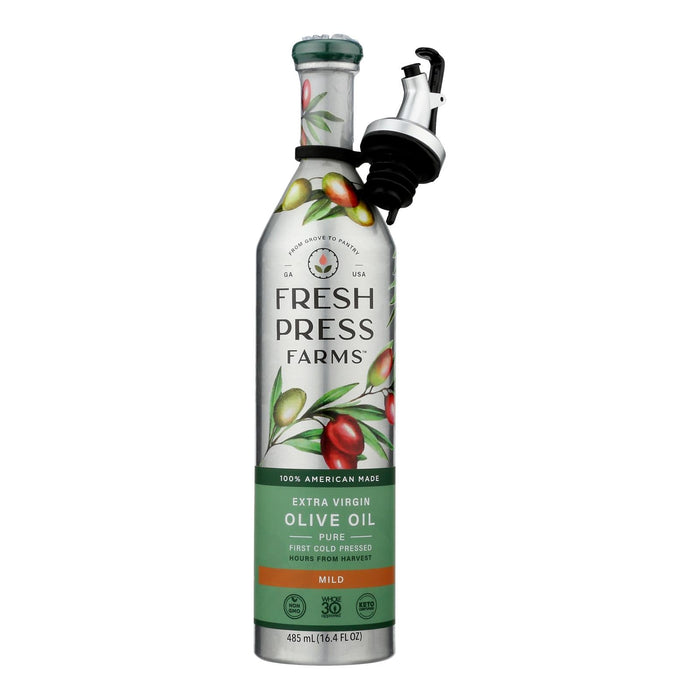 Fresh Press Farms Mild Olive Oil, 6 - 16.4 Fl Oz Bottles