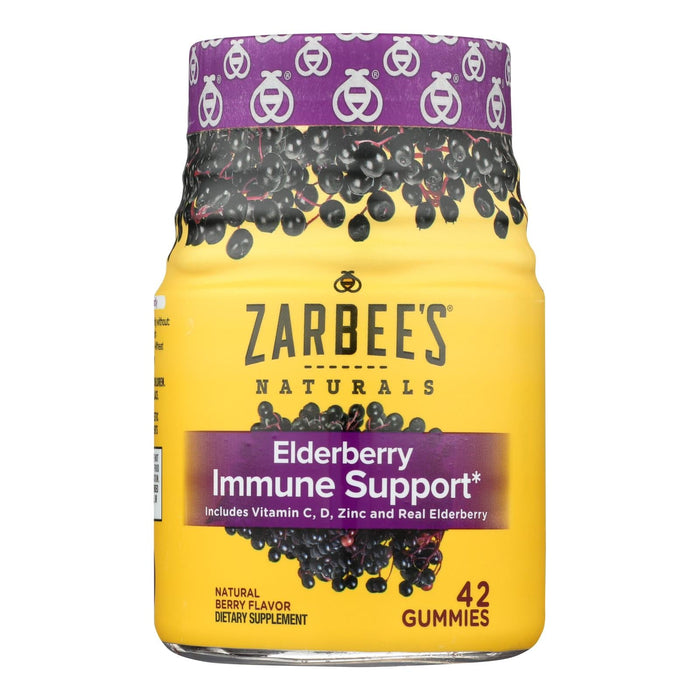 Zarbee's Immune Support Elderberry Gummies, 42-Count