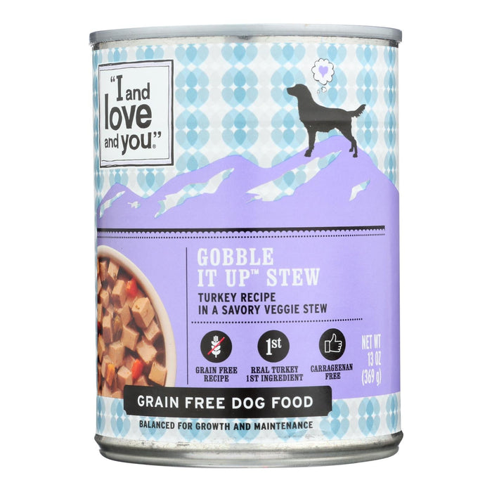 I And Love And You Gobble It Up Stew - Case of 12 - 13 oz. Wet Food