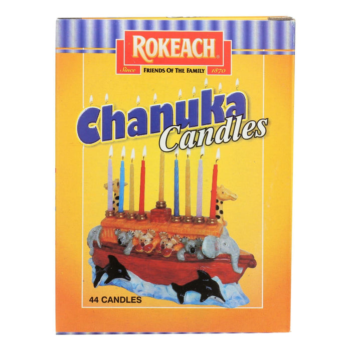 Rokeach Chanukah Candles Case of 10- 44 Ct 1 Pack