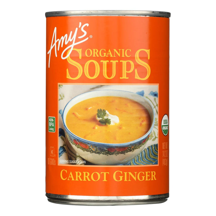 Amy's Organic Carrot Ginger Soup, 14.2 Oz (Case of 12)