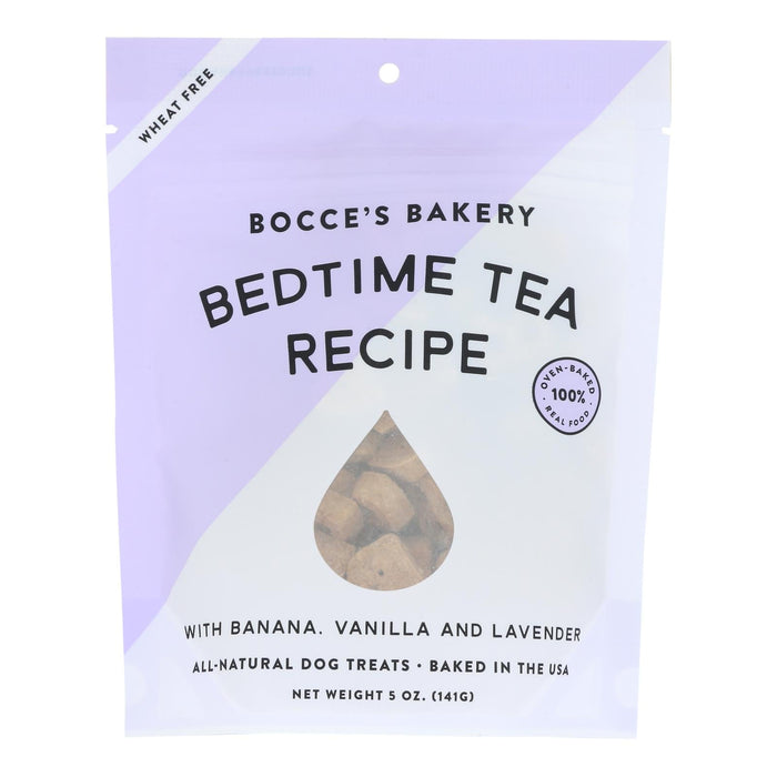 Bocce's Bakery Dog Biscuit Bedtime Tea - Case of 12 - 5 oz Bags