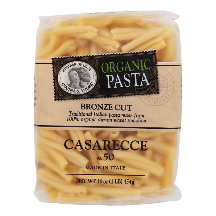 Cucina And Amore Organic Casarecce Pasta, 16 Oz (Pack of 12)