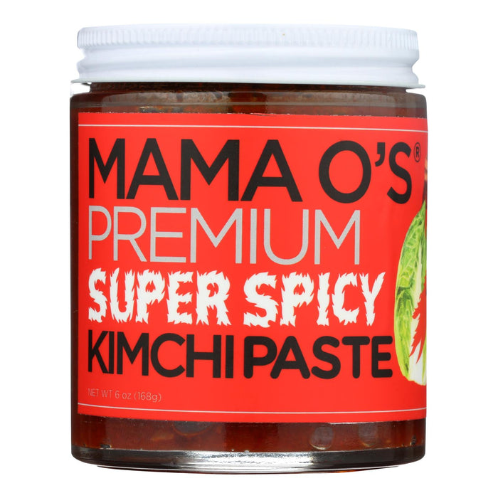 Mama O's Premium Kimchi Paste, Spicy Vegan - 6 oz. (Case of 6)