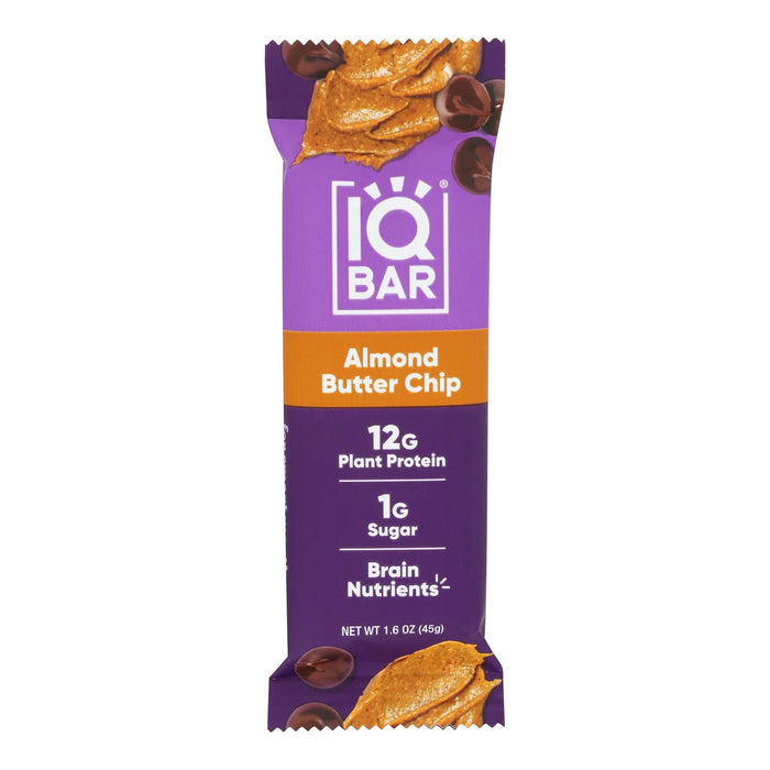 IQ Bar Almond Butter Cup Case of 12 - 1.6 oz Bars