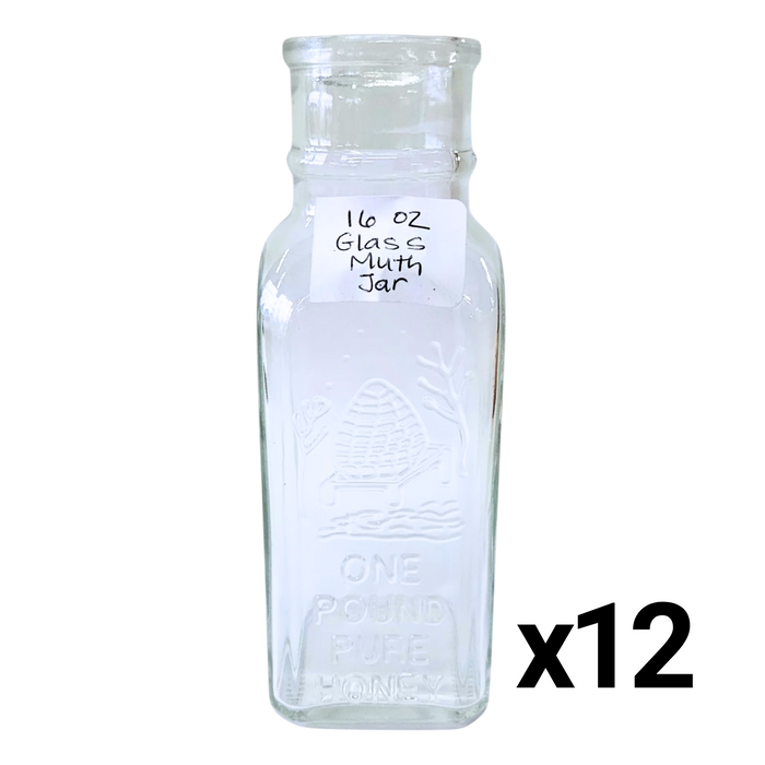 16 oz Glass Muth Jar