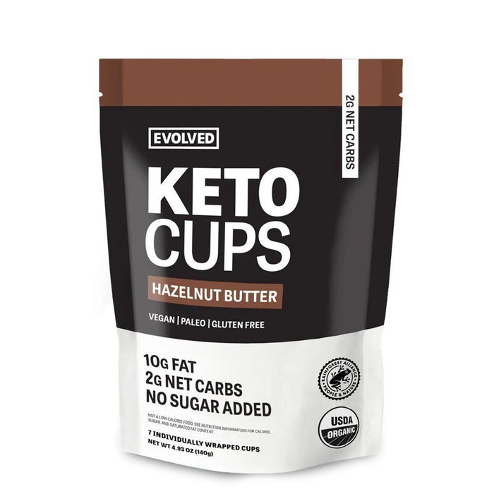 Evolved Keto Cups (Pack of 7) Hazelnut - 6 4.93oz