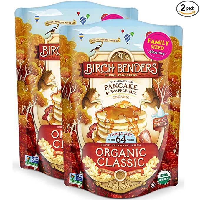 Birch Benders - Pack of 6 (40 Oz) Classic Pancake & Waffle Mix