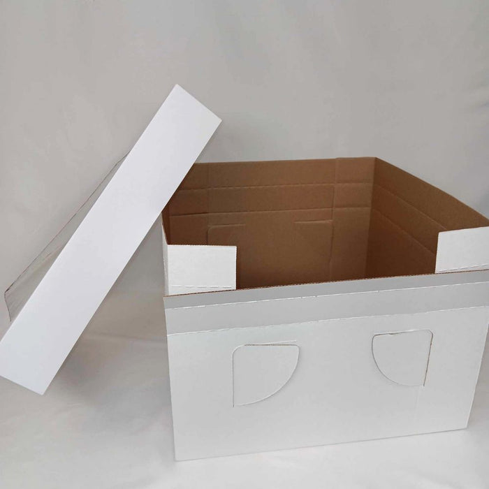 Adjustable Cake/Bakery Transportation Box - 10" x 10" x 12" - 3 count
