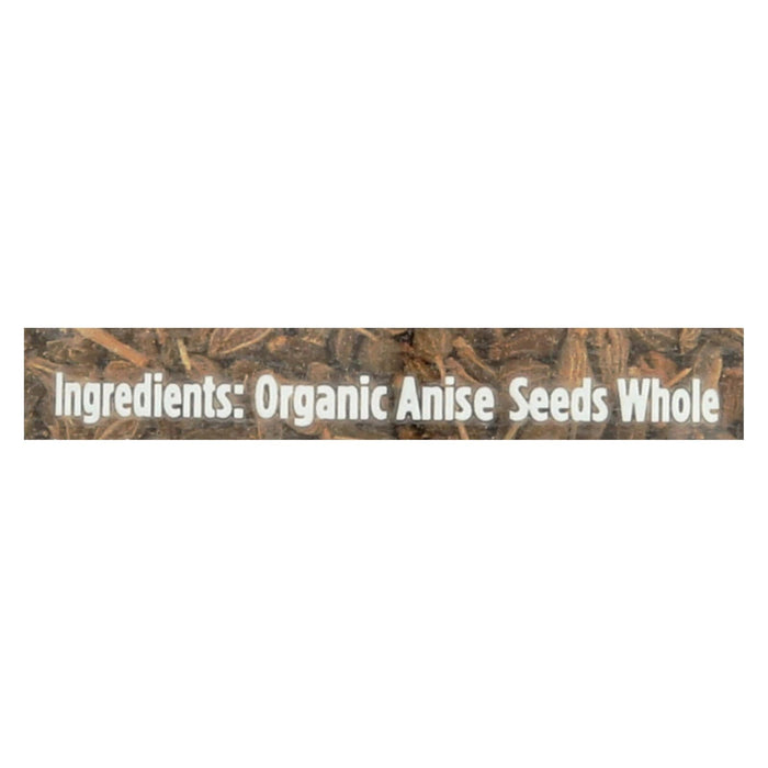 Spicely Organics Ground Anise Seeds (Case of 3 x 1.4 Oz)