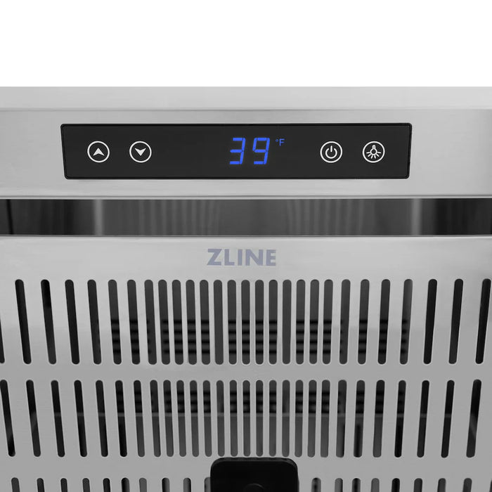 ZLINE 24" Touchstone 168 Can Outdoor-Rated Dual Refrigerator Drawer, Stainless Steel, RDSO-ST-24