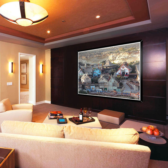 InstaHibit Movie Projector Screen PVC Material 177" 16:9 Matte White