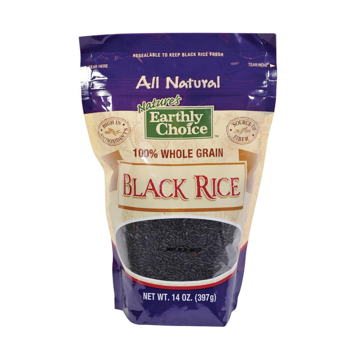 Nature's Earthly Choice Premium Black Rice, 14 Oz. (Case of 6)