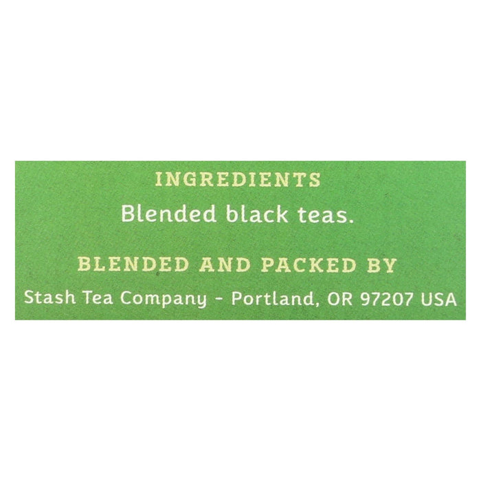 Stash Tea Irish Breakfast Black Tea, Case of 6 - 20 Count Tea Bags