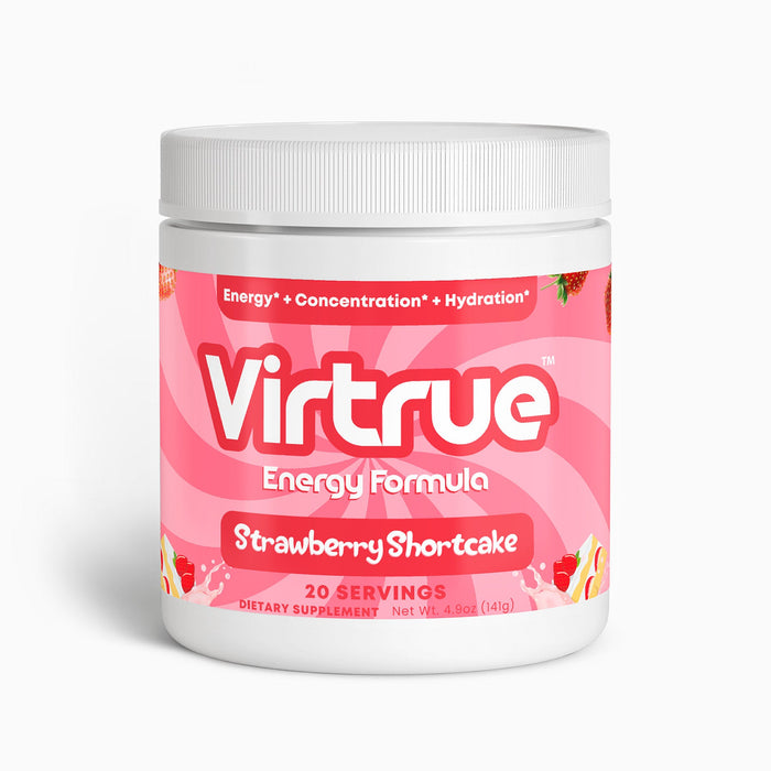 Strawberry Shortcake Pre-Workout Energy Powder + Focus Boost & Hydration | Sugar Free