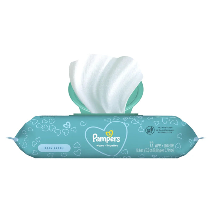 Pampers Baby Wipes Pop-Top Complete Clean 72 ct
