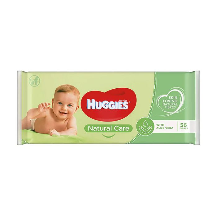 Huggies Baby Wipes Natural Care W/Aloe 3x56 ct