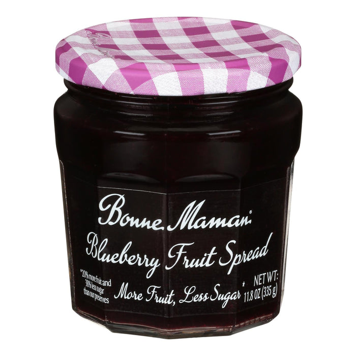 Bonne Maman Blueberry Fruit Spread - 11.8 Oz (Pack of 6)