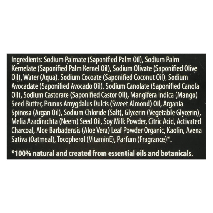 One With Nature Activated Charcoal Bar Soap - 3.5 Oz (Case of 3)