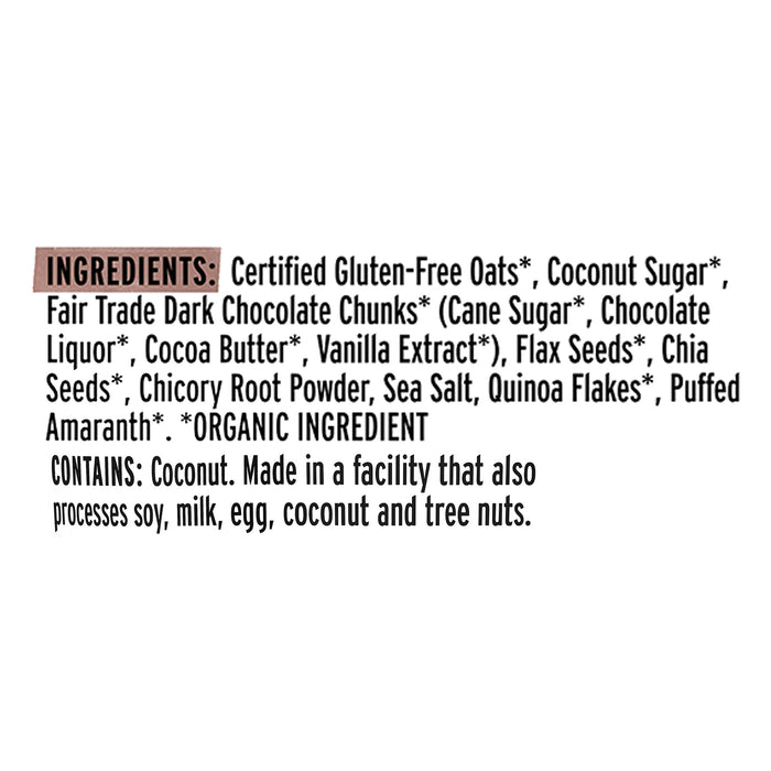 Purely Elizabeth Gluten-Free Oatmeal Chocolate Chunk Cookies - 12 Pack, 1.76 Oz Each