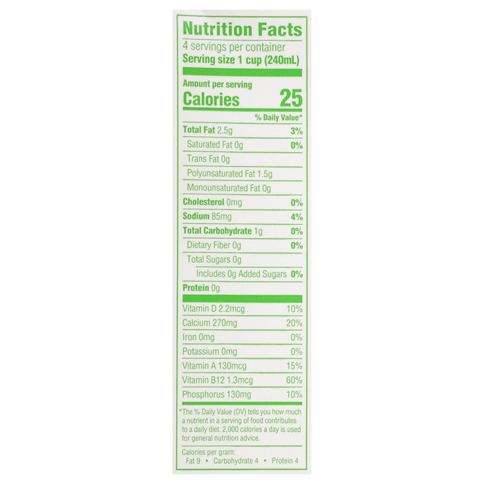 Good Karma Flaxmilk Unsweetened, Case of 6 - 32 Fl Oz