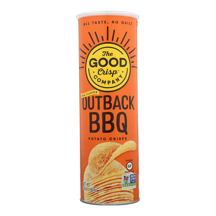 The Good Crisp Company Outback BBQ Potato Crisps - 5.6 Oz (Pack of 8)