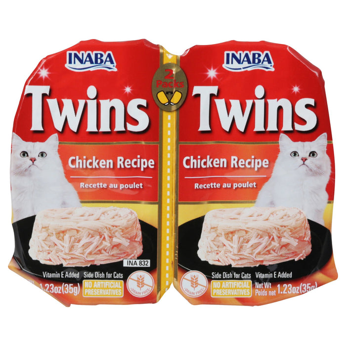 Inaba Chicken Twins Cat Food, 2.46 Oz, Case of 8