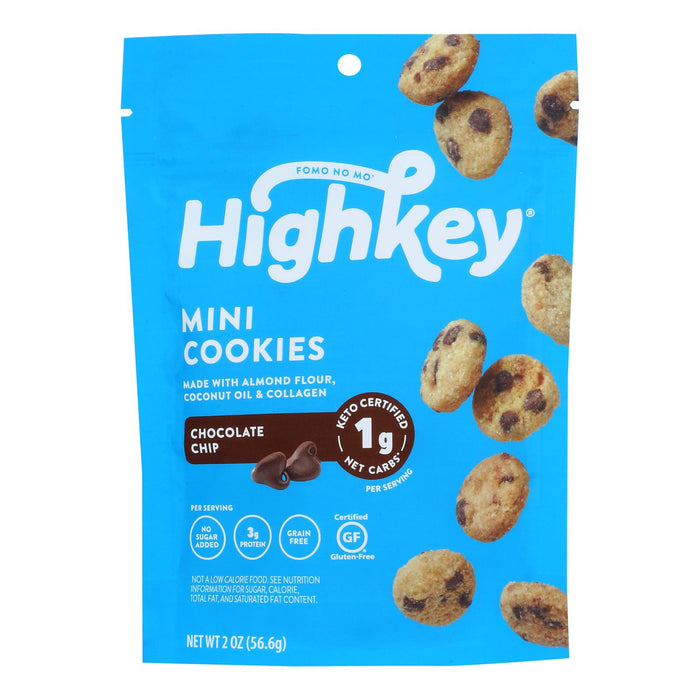 High Key Keto Chocolate Chip Cookie, 2 Oz - 6 Pack