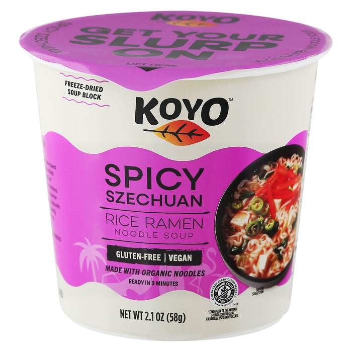 Koyo Spicy Szechuan Ramen, 6-Pack of 2.1 Oz