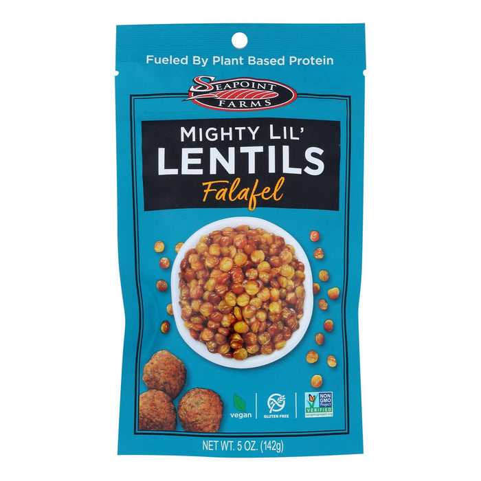 Seapoint Farms Falafel Lentil Snack - 5 Oz, (Pack of 12)