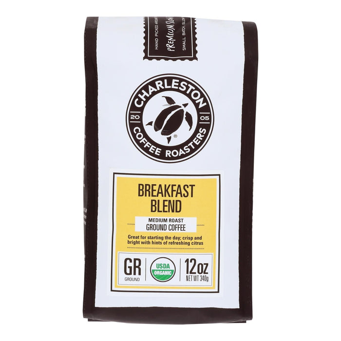 Charleston Coffee Roasters Breakfast Blend Ground Coffee, 6 Pack, 12 Oz. Bags