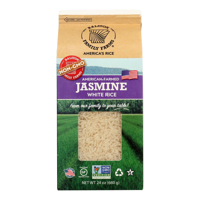 Ralston Family Farms Jasmine White Rice - 24 Oz. (Pack of 6)