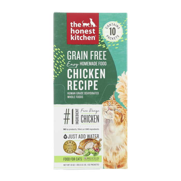 The Honest Kitchen Cat Food Green - Dehydrated Chicken - Case of 6 (10 oz/each)