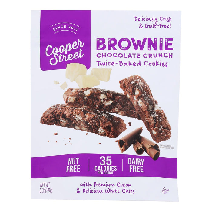 Cooper Street Cookies Chocolate Crunch Brownies, 5 Oz (Pack of 6)