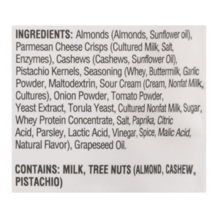 Parm Crisps Snack Mix Ranch Parmesan Crisp - 6 Oz Pack, Case of 12