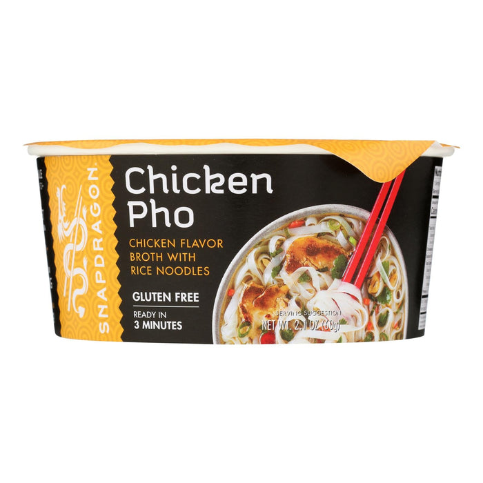 Snapdragon Foods Chicken Pho, 2.1 Oz Bowl - Case of 6