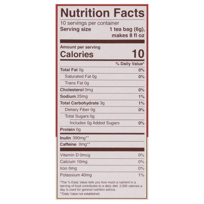 Teeccino Mush Tea, Chaga Ashwagandha Mind Boost, Case of 6, 10 Bags Per Box