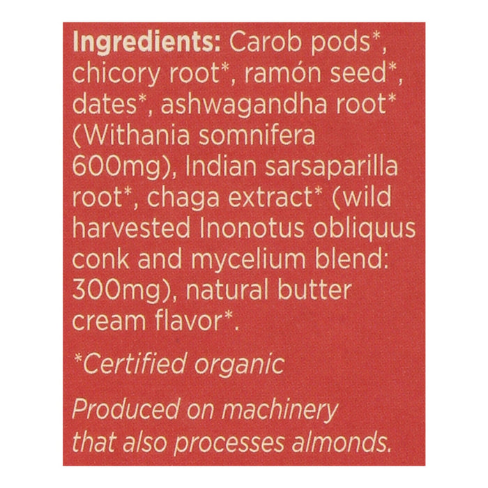 Teeccino Mush Tea, Chaga Ashwagandha Mind Boost, Case of 6, 10 Bags Per Box