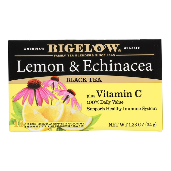 Bigelow Tea Lemon Echinacea+Vit C - 6-18 Bag Case